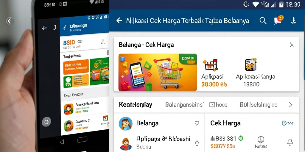 Antarmuka aplikasi 88ID untuk Cek Harga yang mudah digunakan.