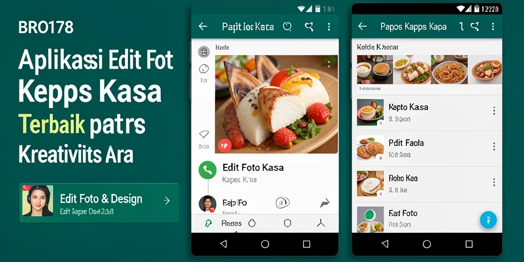 Tampilan antarmuka BRO178 dengan fitur Edit Foto Kertas Kaca yang menarik.