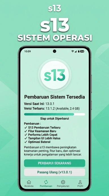 Riwayat Versi S13 untuk Pengguna Android